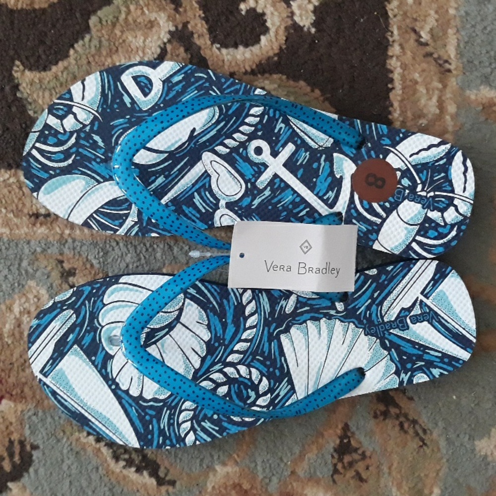 9x*Host Pick*Vera Bradley flip flop sandals